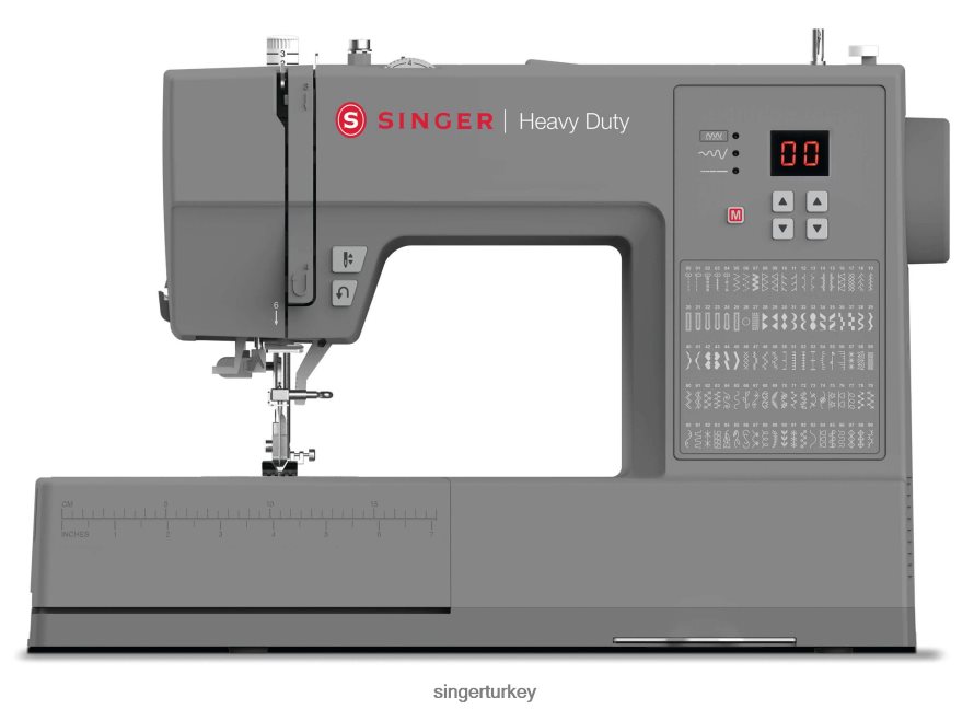 makineler SINGER ağır hizmet tipi 6600c dikiş makinesi JV020L30