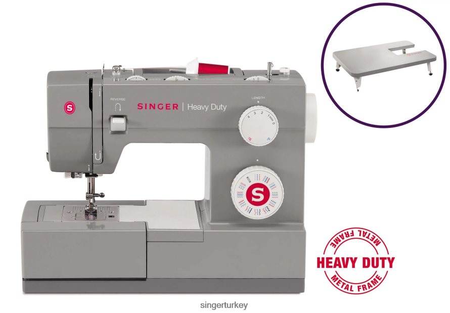 makineler SINGER ağır hizmet tipi 4432 dikiş makinesi açılır kapanır masa paketi JV020L17