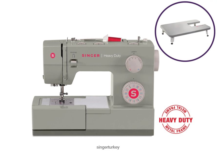 makineler SINGER ağır hizmet tipi 4452 ve uzatma masası paketi JV020L4