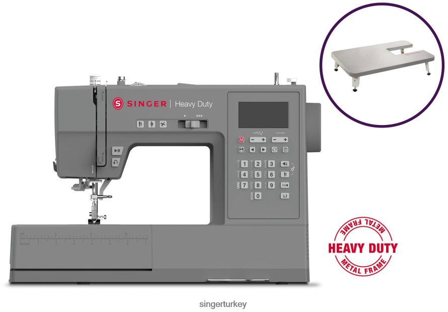 makineler SINGER ağır hizmet tipi 6800c dikiş makinesi açılır kapanır masa paketi JV020L21