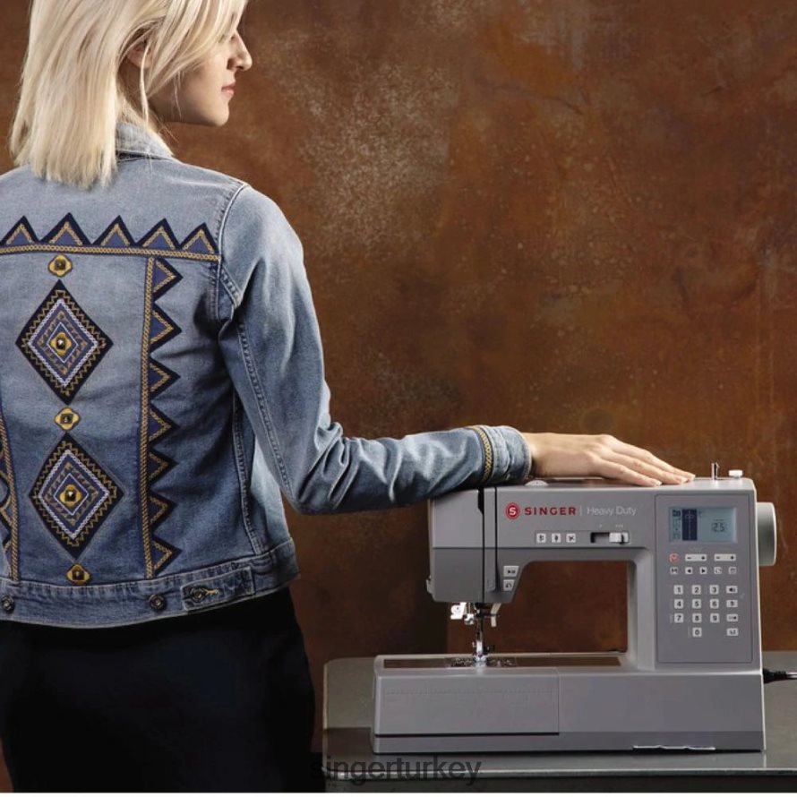makineler SINGER ağır hizmet tipi 6800c dikiş makinesi sert çanta paketi JV020L22