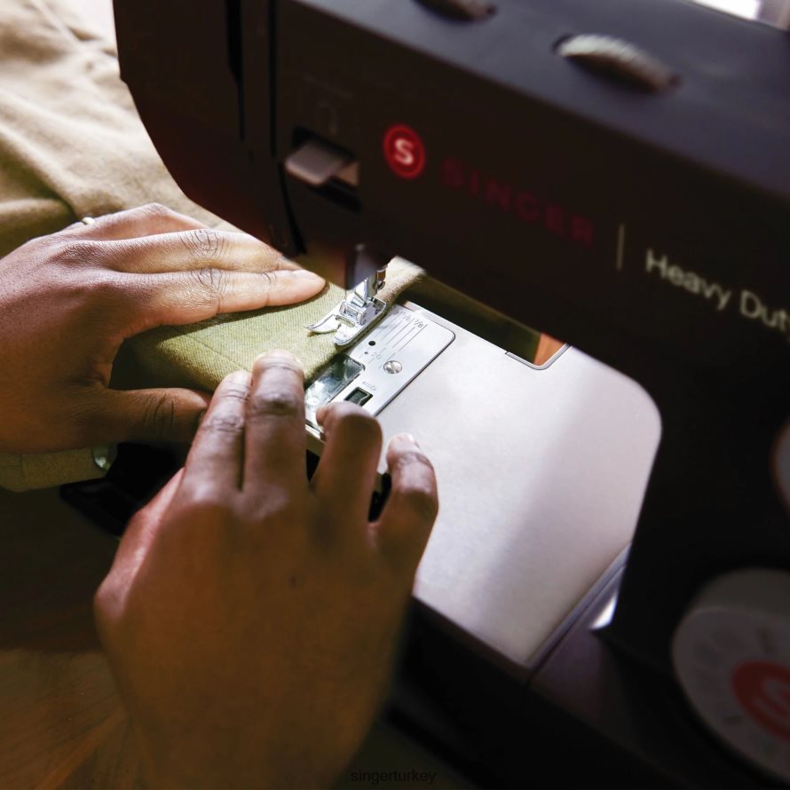 makineler SINGER ağır hizmet tipi 4432 dikiş makinesi özel baskı JV020L24